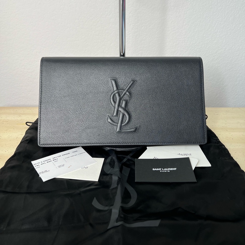 Saint Laurent Belle Le Jour Flap Clutch